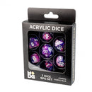 Fanroll By Metallic Dice Games MDG Eternal Purple/Blue 16mm Resin Dice Set