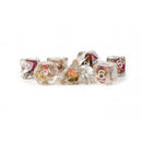 MDG Resin 16mm Poly Dice Set - Rose Dice