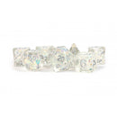 MDG Resin 16mm Poly Dice Set - Rainbow Frost