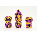 Fanroll By Metallic Dice Games MDG 16mm Pride Sharp Edge Silicone Rubber Poly Dice Set-  Intersex