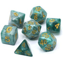 Die Hard Dice Polymer RPG Polyhedral Set - Serpentine