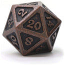 D20 Dire Die Hard Dice - Mythica Dark Copper Single