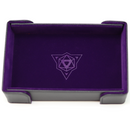 Die Hard Dice Folding Rectangle Tray - Purple Velvet