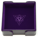 Die Hard Dice Folding Square Tray - Purple Velvet