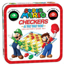 The Op Super Mario Checkers Tic Tac Toe Collectors Game Set Game