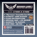 Mayday - Premium "Wyrmspan Compatible" Card Sleeves 57x57 50/pack