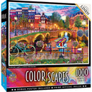 Masterpieces Puzzle Colorscapes Amsterdam Lights Puzzle 1,000 pieces
