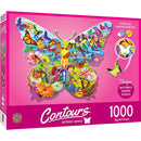 Masterpieces Puzzle Contours Shaped Butterfly Shape Puzzle 1,000 pieces