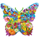 Masterpieces Puzzle Contours Shaped Butterfly Shape Puzzle 1,000 pieces