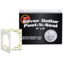 BCW Peel n Seal Paper Flips Adhesive Dollar 2"x2" 100 Flips Per Box