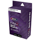 BCW Deck Guard Small Elite2 Black 62mmx82mm 60 Sleeves Per Pack