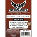 Mayday - Premium Terraforming Mars: Dice Game Compatible Sleeves 55x77 MM pack of 50