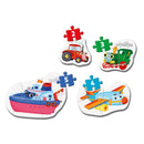 Clementoni My First Puzzles Means of Transport 4 Shaped Puzzles