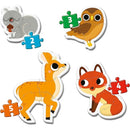 Clementoni My First Puzzles Forest Animals 4 Shaped Puzzles