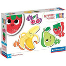 Clementoni My First Puzzles Fruits 4 Shaped Puzzles