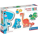 Clementoni My First Puzzles Dinosaurs 4 Shaped Puzzles