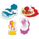 Clementoni My First Puzzles Sea Life 4 Shaped Puzzles