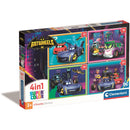 Clementoni Puzzle Batwheels 4in1 Puzzle