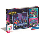 Clementoni Puzzle Square Batwheels 3x 48 Piece Puzzle