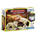 Clementoni Science & Play Archeogiocando Skeleton T-Rex & Triceratop Dig Kit Toy