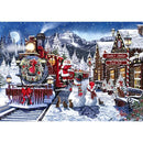Clementoni Impossible Puzzle Train Station With Santa 500 Pieces