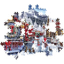 Clementoni Impossible Puzzle Train Station With Santa 500 Pieces