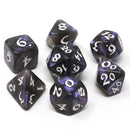 Die Hard Dice 7pc RPG Set - Elessia Kybr - Passion with White