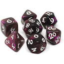 Die Hard Dice 7pc RPG Set - Elessia Moonstone Inkswell with White