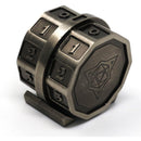 Die Hard Dice LifeLink Counter - Battleworn Silver