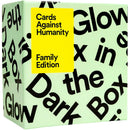 Cards Against Humanity Family Edition First Expansion Glow In The Dark Box Game