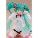 Hatsune Miku Desktop Cute Figure Cat Ear T Shirt Version re-run Figurine