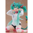 Hatsune Miku Desktop Cute Figure Cat Ear T Shirt Version re-run Figurine