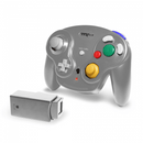 NGC Gamecube Wireless Wavedash 2.4GHZ Controller - Silver Game