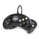Megadrive Controller Wired 6 Button RetroPad Game