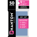 Phantom Sleeves: Pink Size 65mmx100mm - Matte/Matte 50