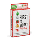 Dyce Games First to Worst - Holiday Edition Tuck Box Game