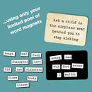 Big Potato Ransom Notes The Ridiculous Word Magnet Game