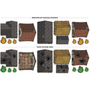 GTG Minis Tabletop Tokens - Rooftops Set Game