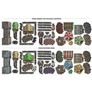 GTG Minis Tabletop Tokens - Town Market Set Game