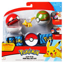 Pokemon Clip n Go Pokeball Belt Set 4 in the Assortment Figurine