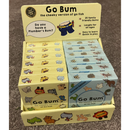 Go Bum Display 6x Go Gum Original 6x Go Bum Animals