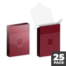 Cubeamajigs Reusable Gaming Packs - Maroon Set of 25 Game