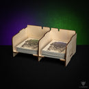 Laserox Inserts - Stackable Card Holder - Large 2 slot