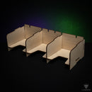 Laserox Inserts - Stackable Card Holder - Large 3 slot