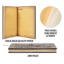 3D Faux-Leather Notebook / Journal - Silver Dragon