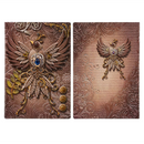 3D Faux-Leather Notebook / Journal - Pink Phoenix