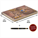 3D Faux-Leather Notebook / Journal - Pink Phoenix