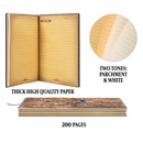 3D Faux-Leather Notebook / Journal - Pink Phoenix