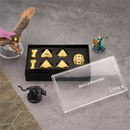 D7-Die Set Dice Skull & Bone Full 7 Dice Set - Ancient Bone Yellow