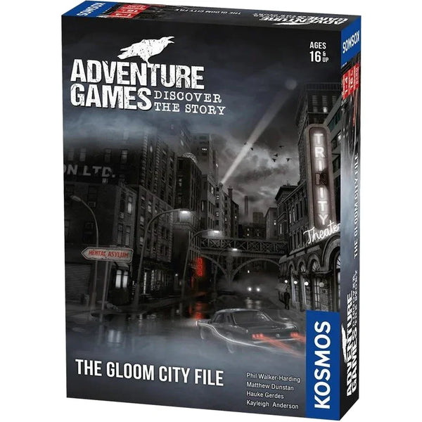 Adventure Games: The Gloom City Files Tabletop Strategy Game 814743016637 - SuperOffice